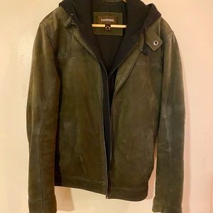 Danier  jacket with a detachable hoodie to make it even more chic